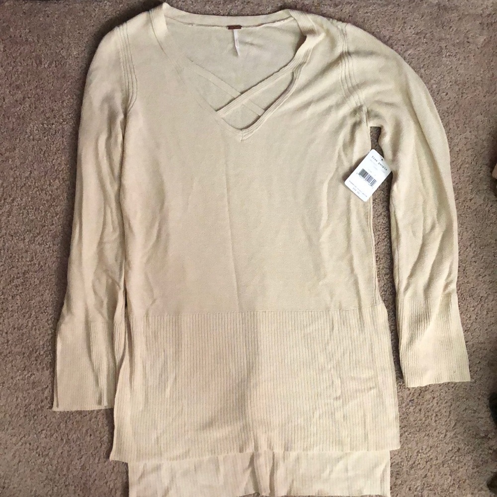 Ivory free People tunic